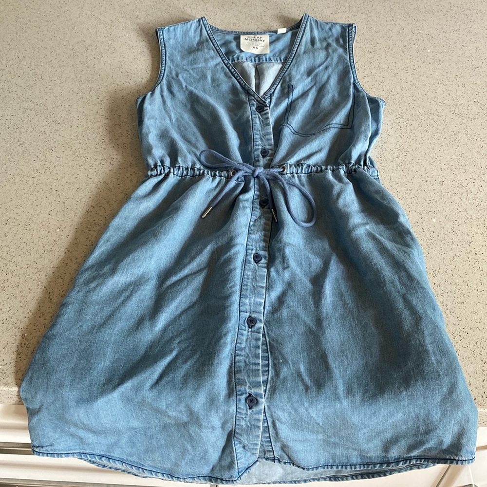 Cheap Monday denim dress XS